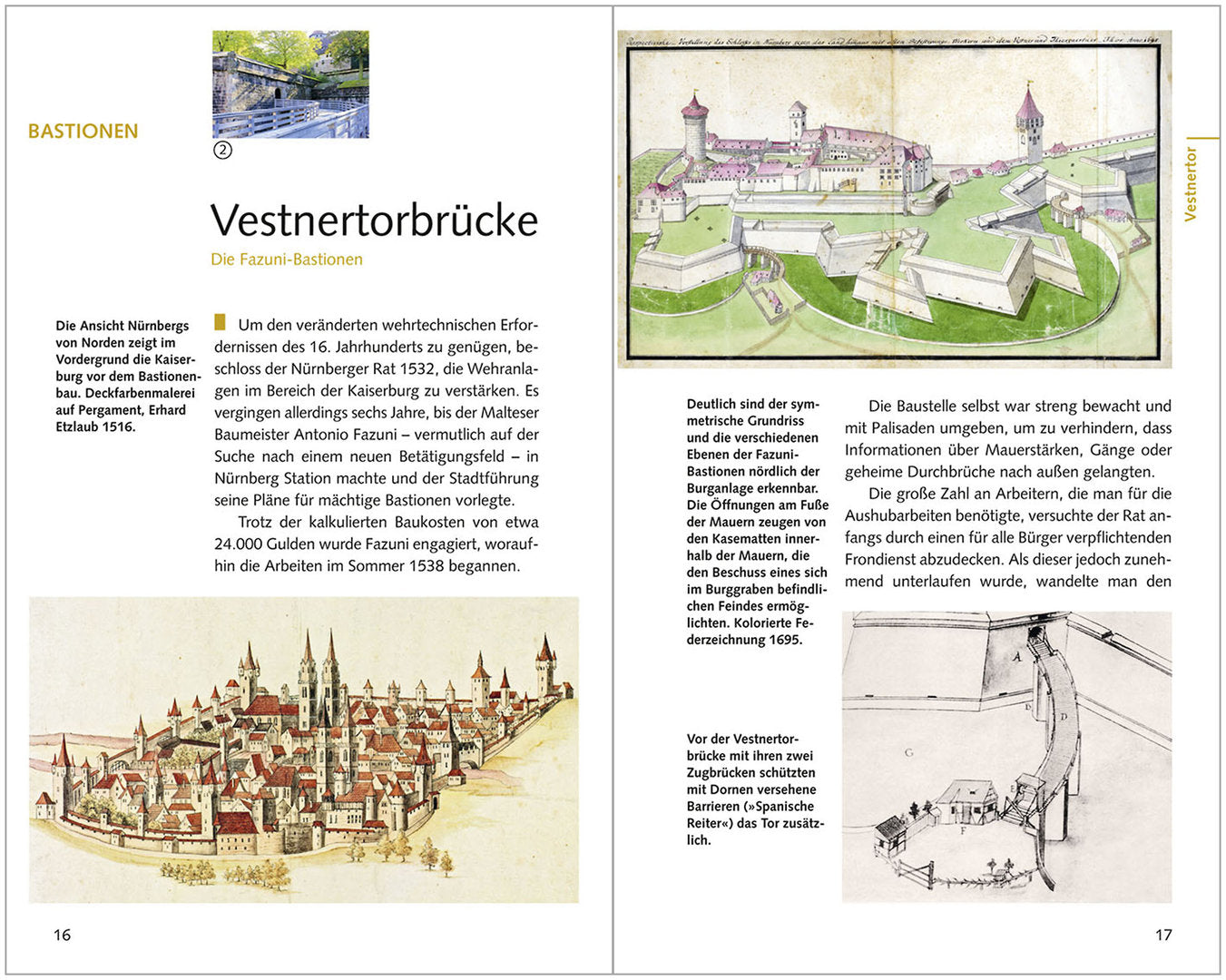 Mauer, Türme und Bastionen - Die Nürnberger Stadtmauer