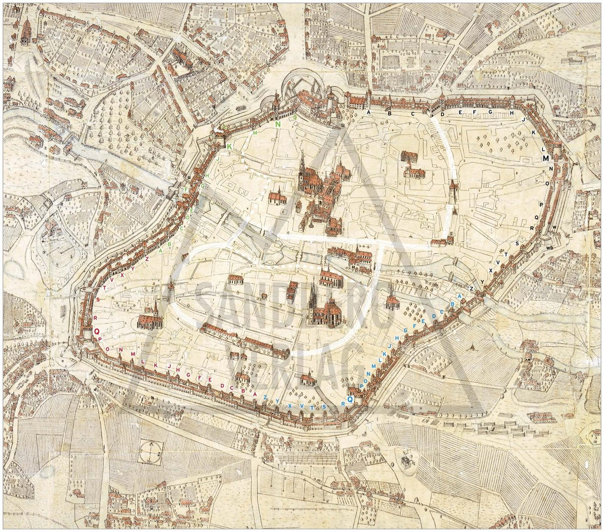 Mauer, Türme und Bastionen - Die Nürnberger Stadtmauer