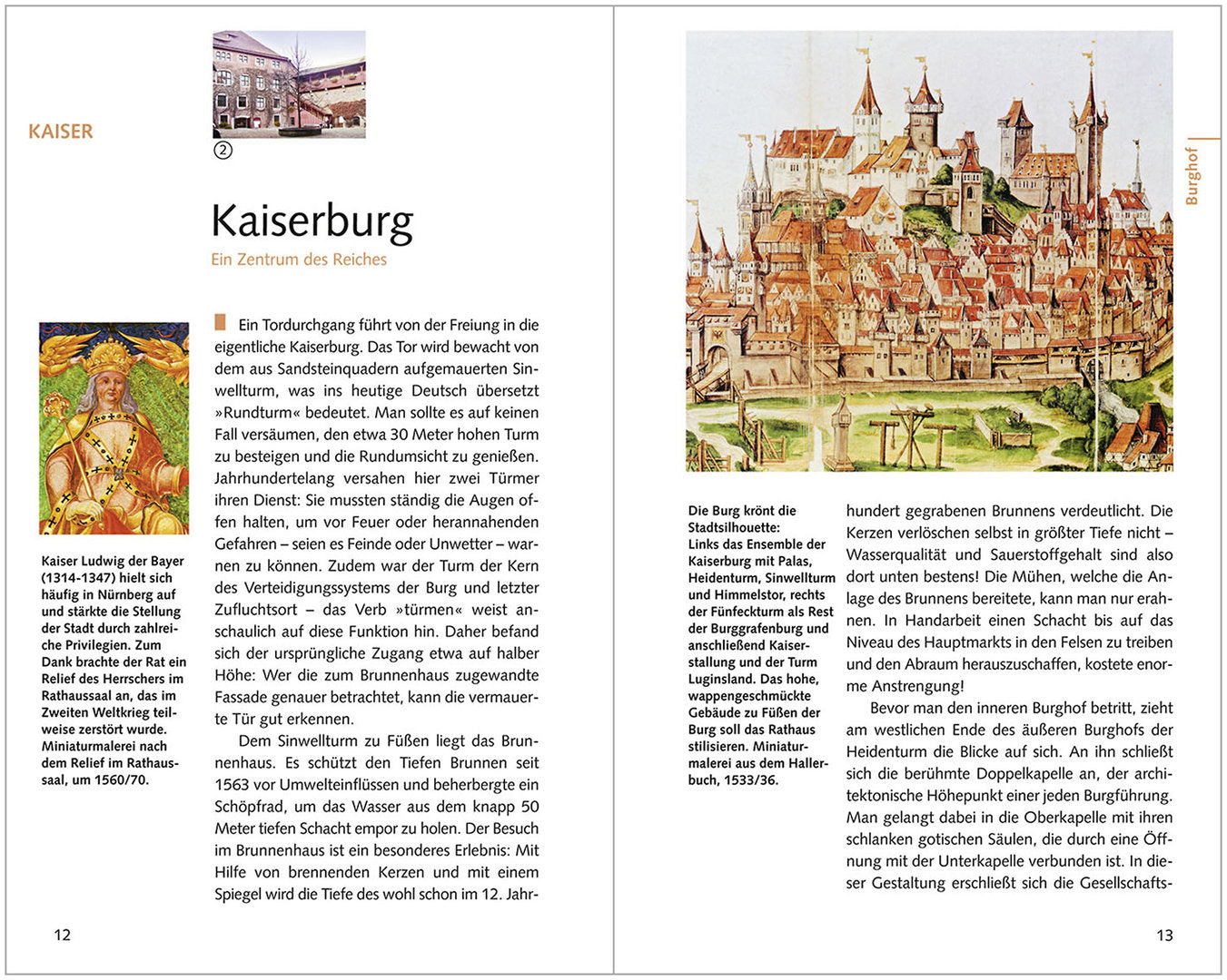 Nürnberg - Die mittelalterliche Stadt. Kurzführer