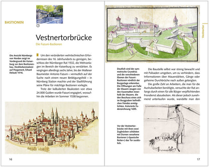 Mauer, Türme und Bastionen - Die Nürnberger Stadtmauer