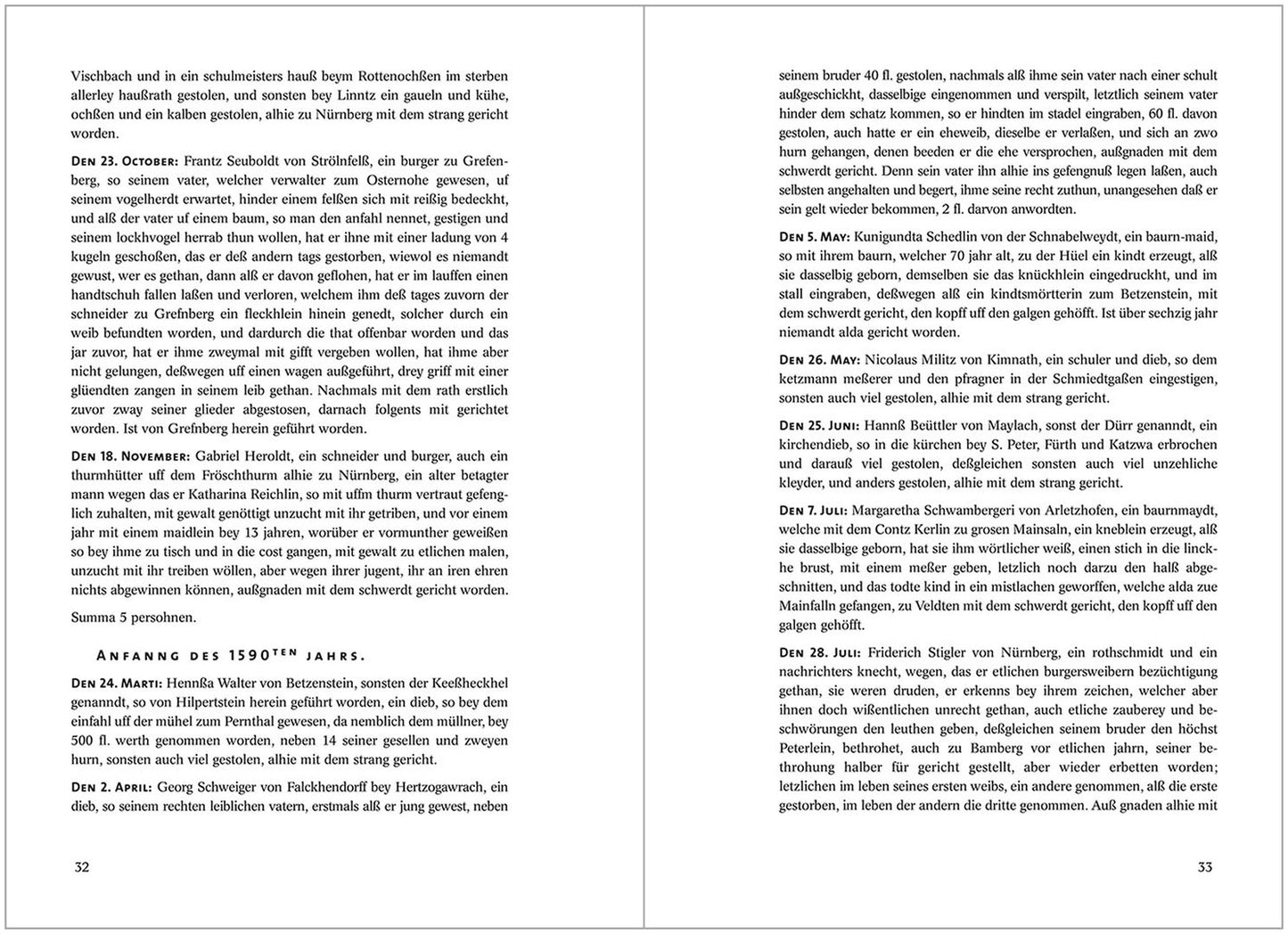 Hinrichtungen und Leibstrafen - Tagebuch des Nürnberger Henkers Franz Schmidt